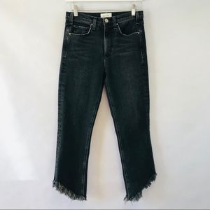 McGuire Denim Valletta Straight Frayed Hem Jeans